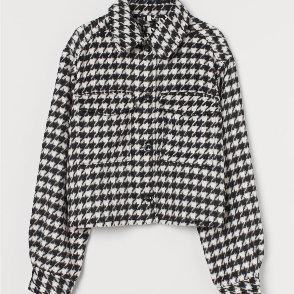 H&M houndstooth jacket